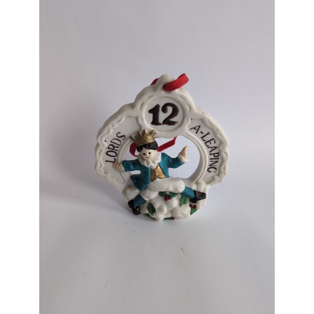 Breckenridge Christmas Ornament Replacement 12 Lord's A-Leapin Days of Ceramic